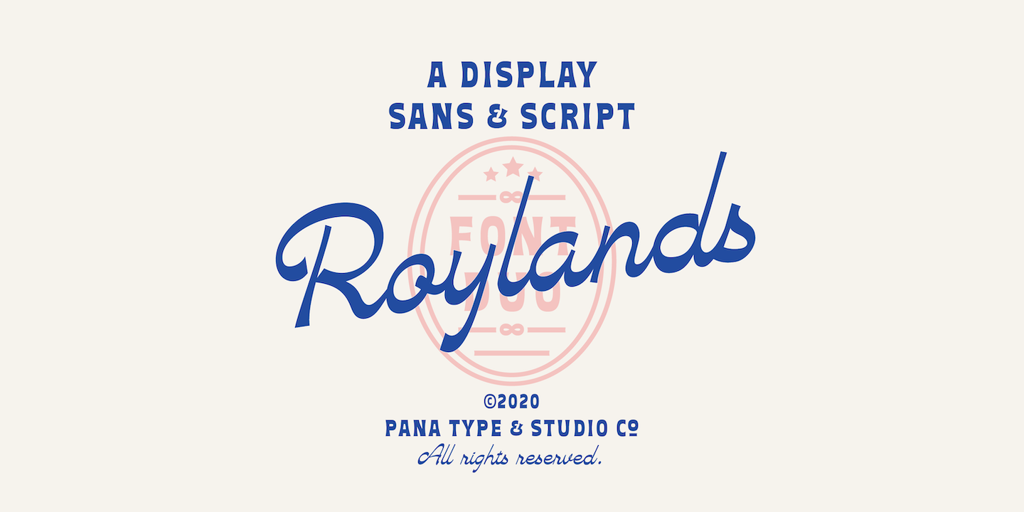 Шрифт Roylands Font Duo